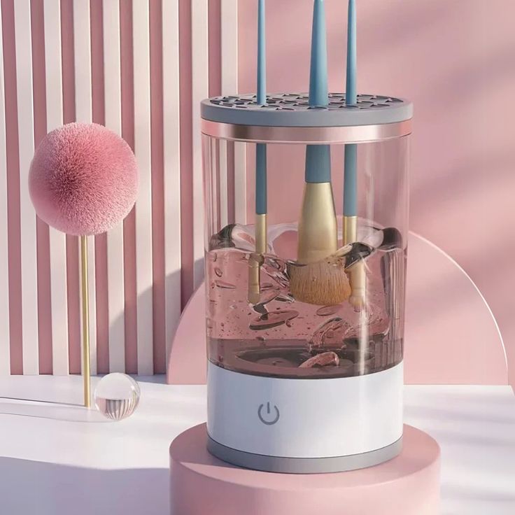 Nettoyeur de brosse de maquillage électrique