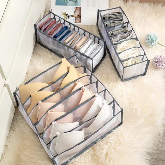 Lot de 3 organisateurs de tiroir lingerie